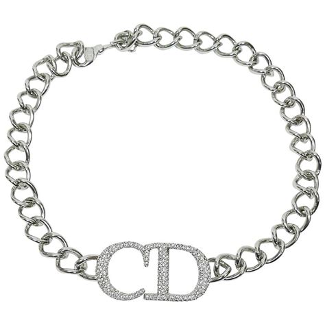 dior silver jewlery|christian Dior necklace for sale.